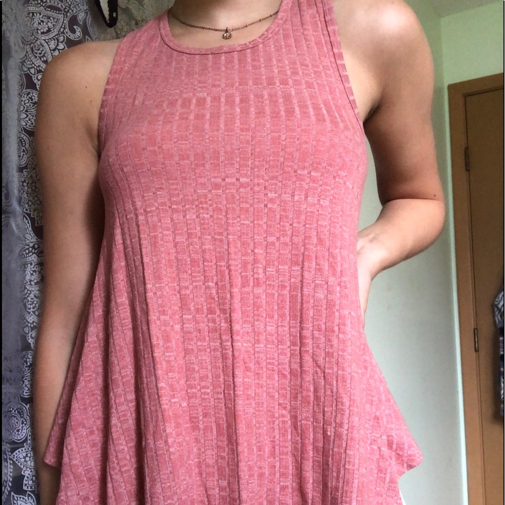Flare pink tank